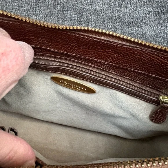 Brahmin Crocodile Embossed Shoulder Bag - Picture 3 of 7